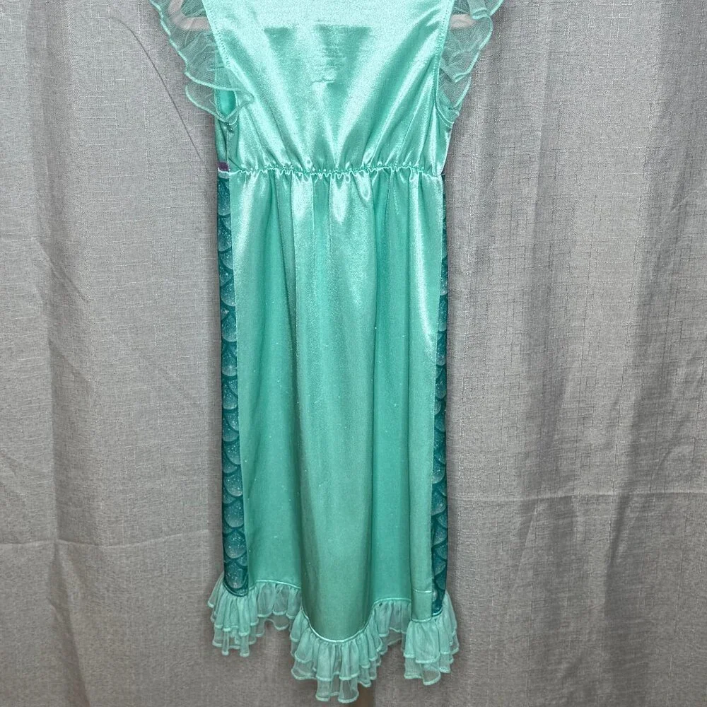 Disney - Ariel - Sleeveless Princess Sleep Dress With Lace - Size XS / 4/5 - Picture 5 of 8
